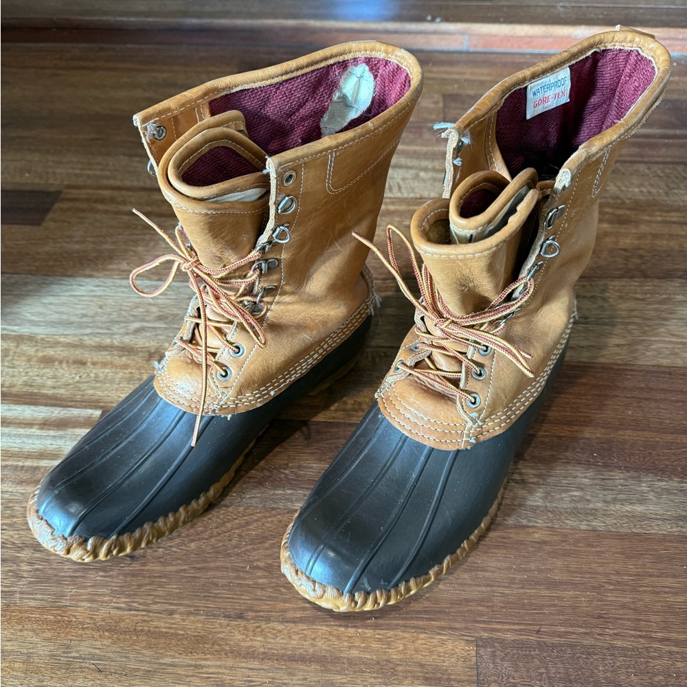 LL Bean Boots Hunting Shoes Size 11-11.5 Vintage 70s-80s